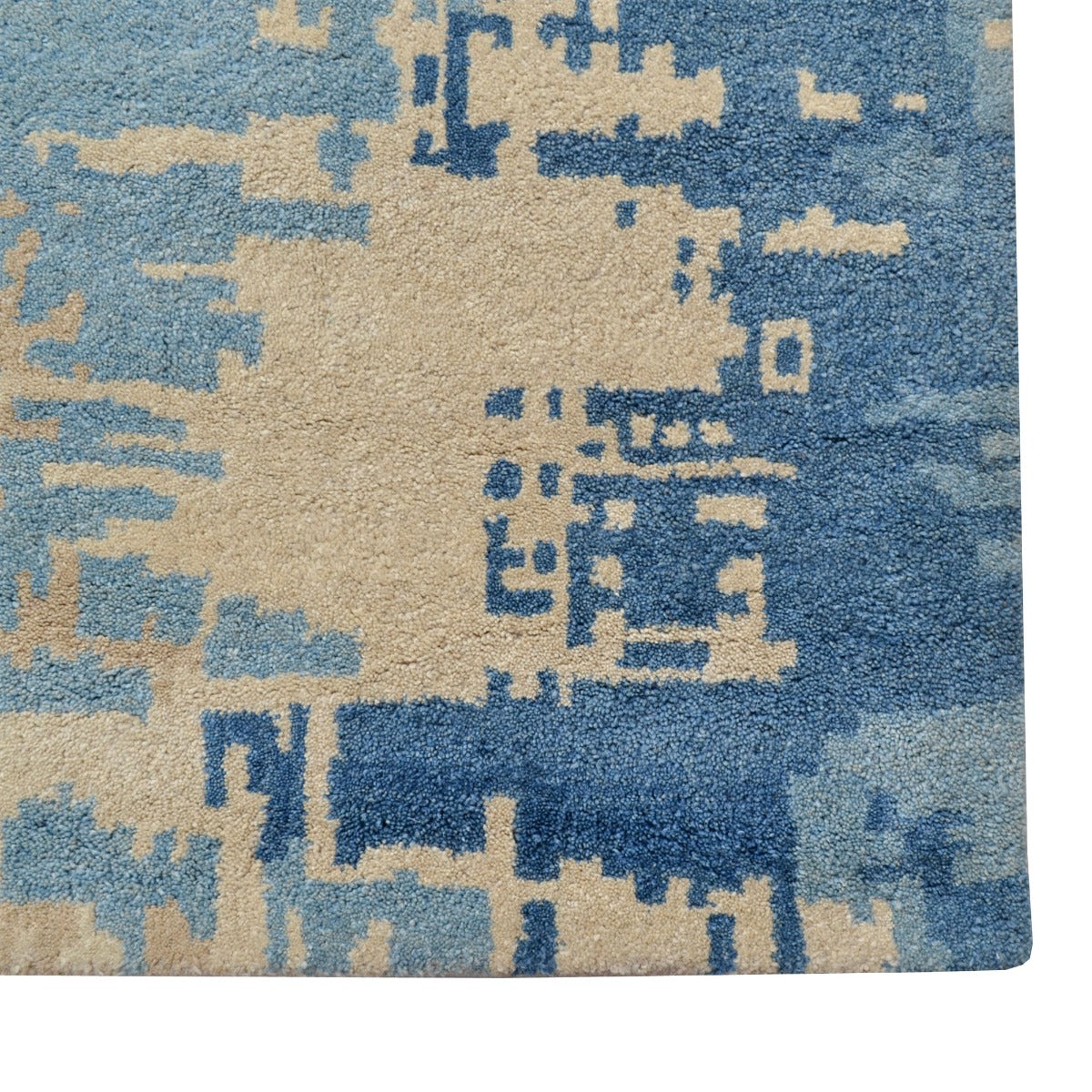 Handmade Wool Rug-202211-Blue Multi-160x230cm