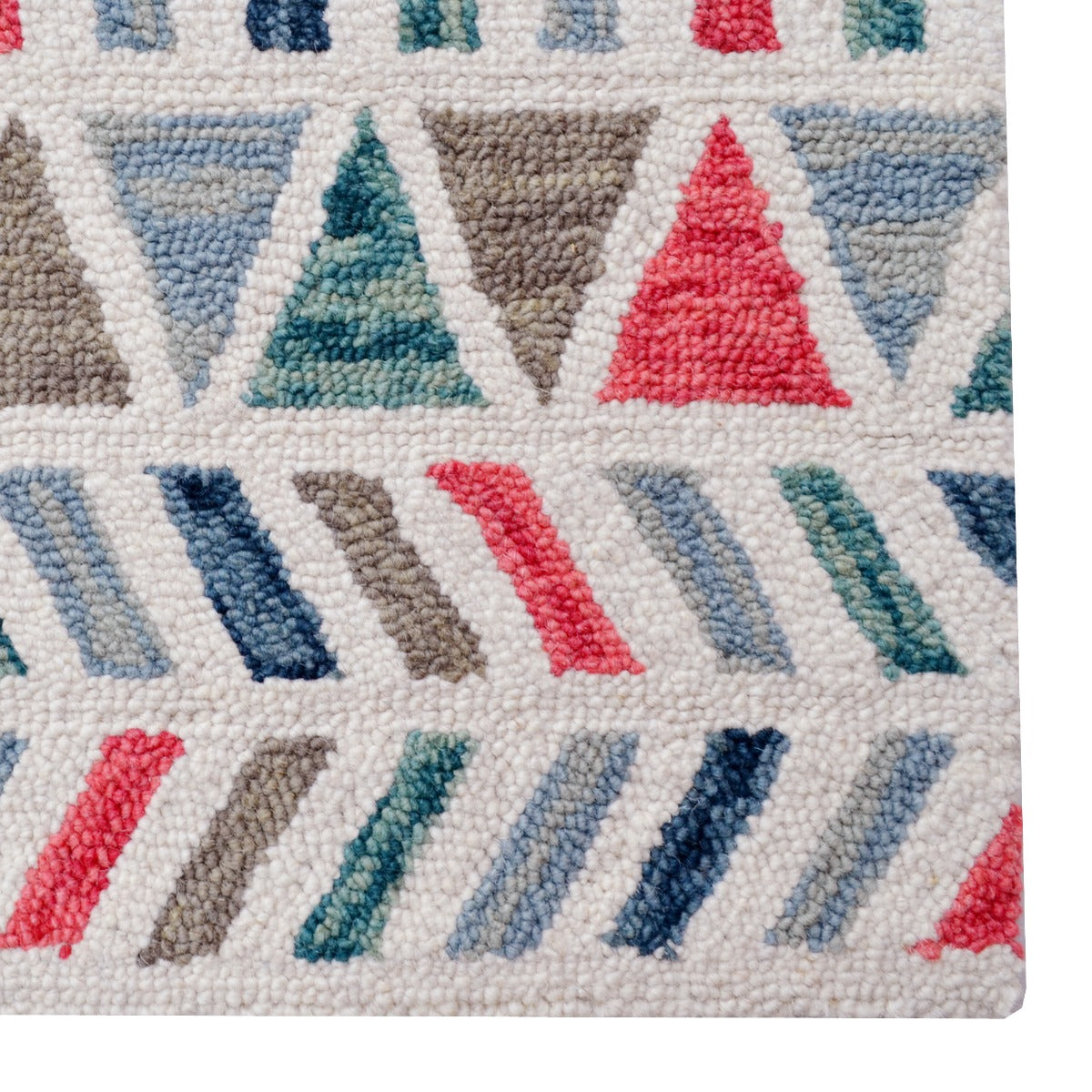 Handmade Abstract Wool Rug-6291-Multi-110x160cm