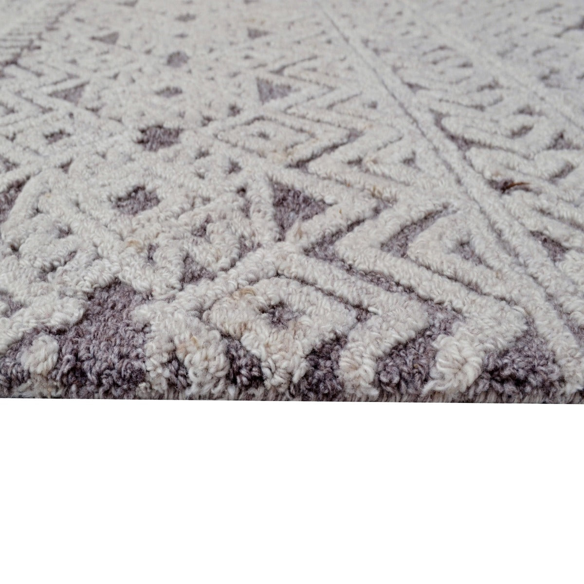 Modern Handmade Rug-Addison 6358-Latte-110x160cm