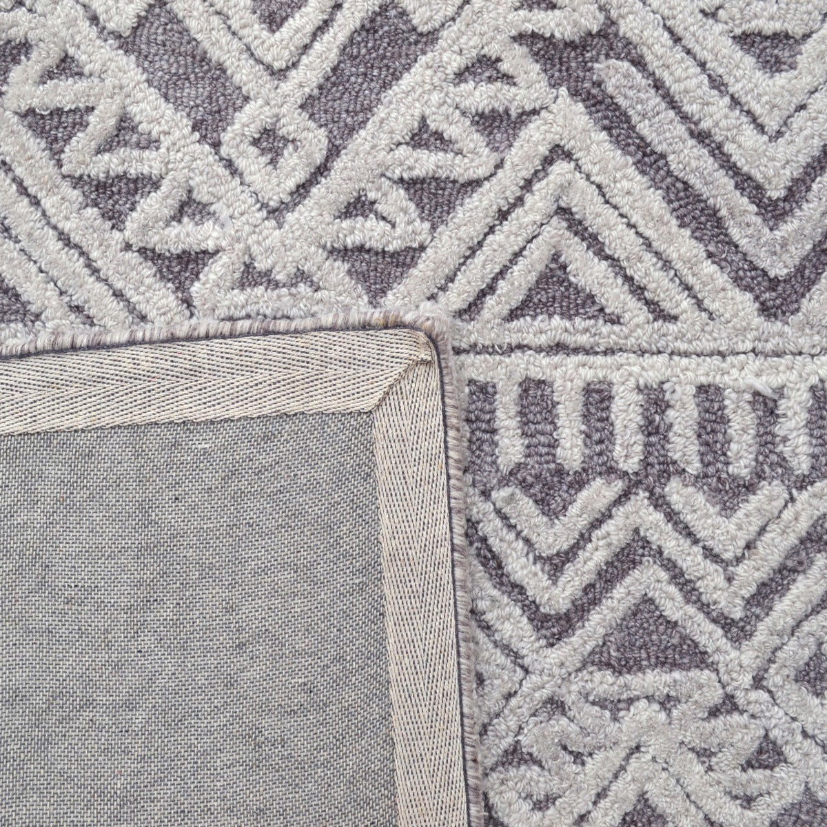 Modern Handmade Rug-Addison 6358-Latte-110x160cm