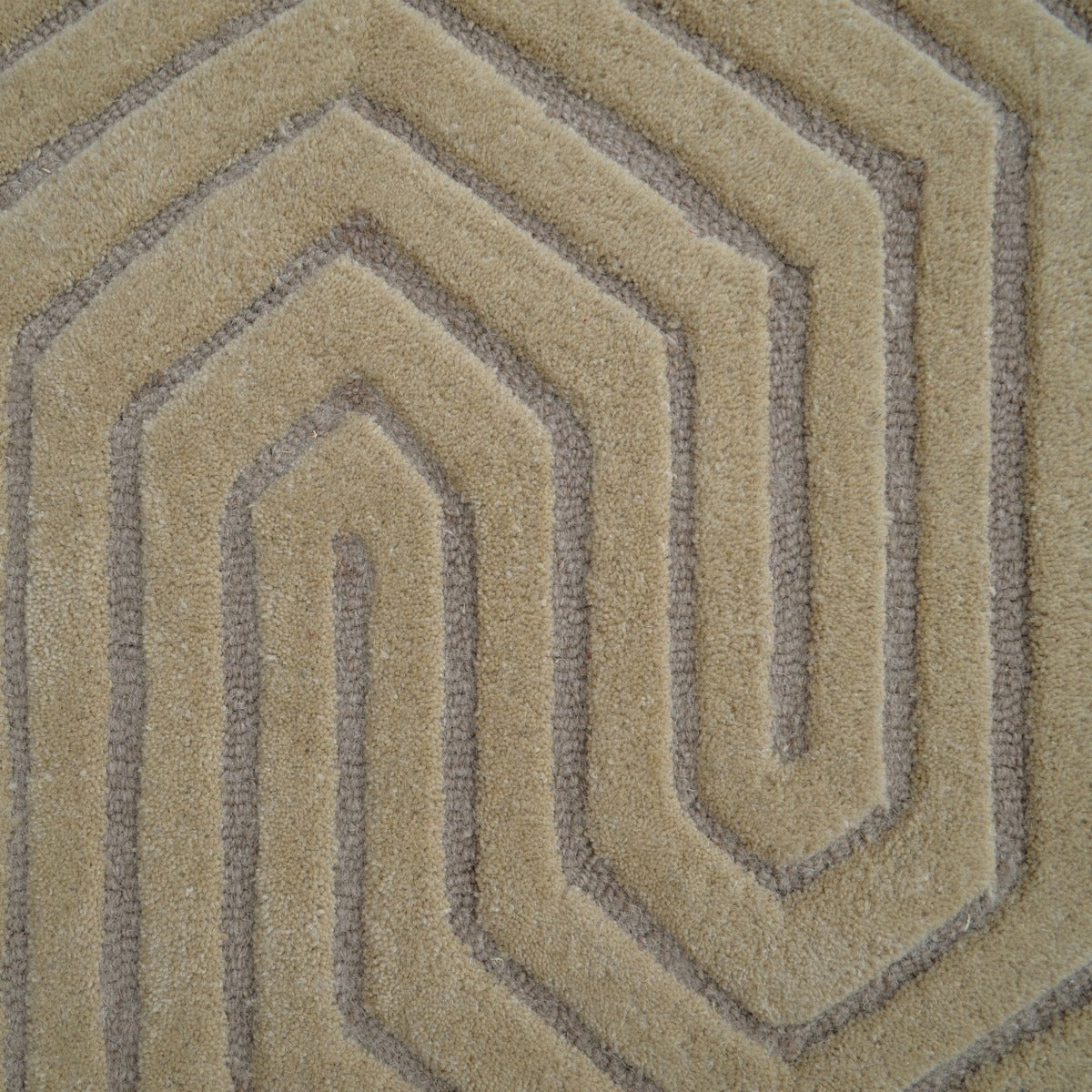Contemprary Handmade Wool Rug-Athens 6390-Beige-110x160cm