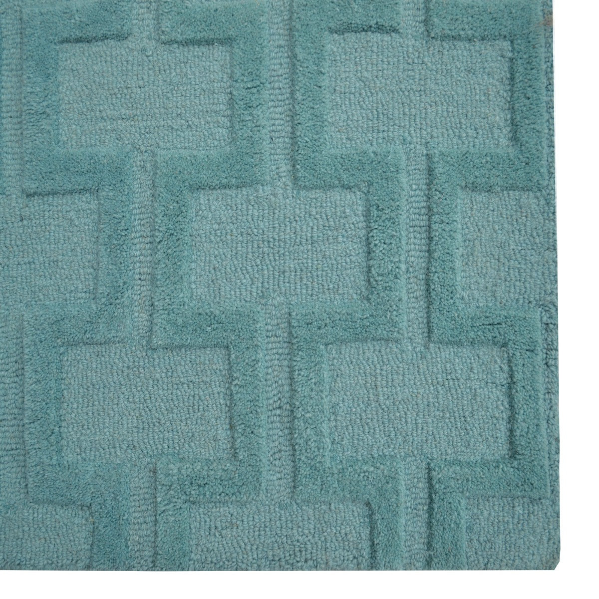 Handmade Contemporary Wool Rug-Balmoral 6391-Cashmere Blue-110x160cm