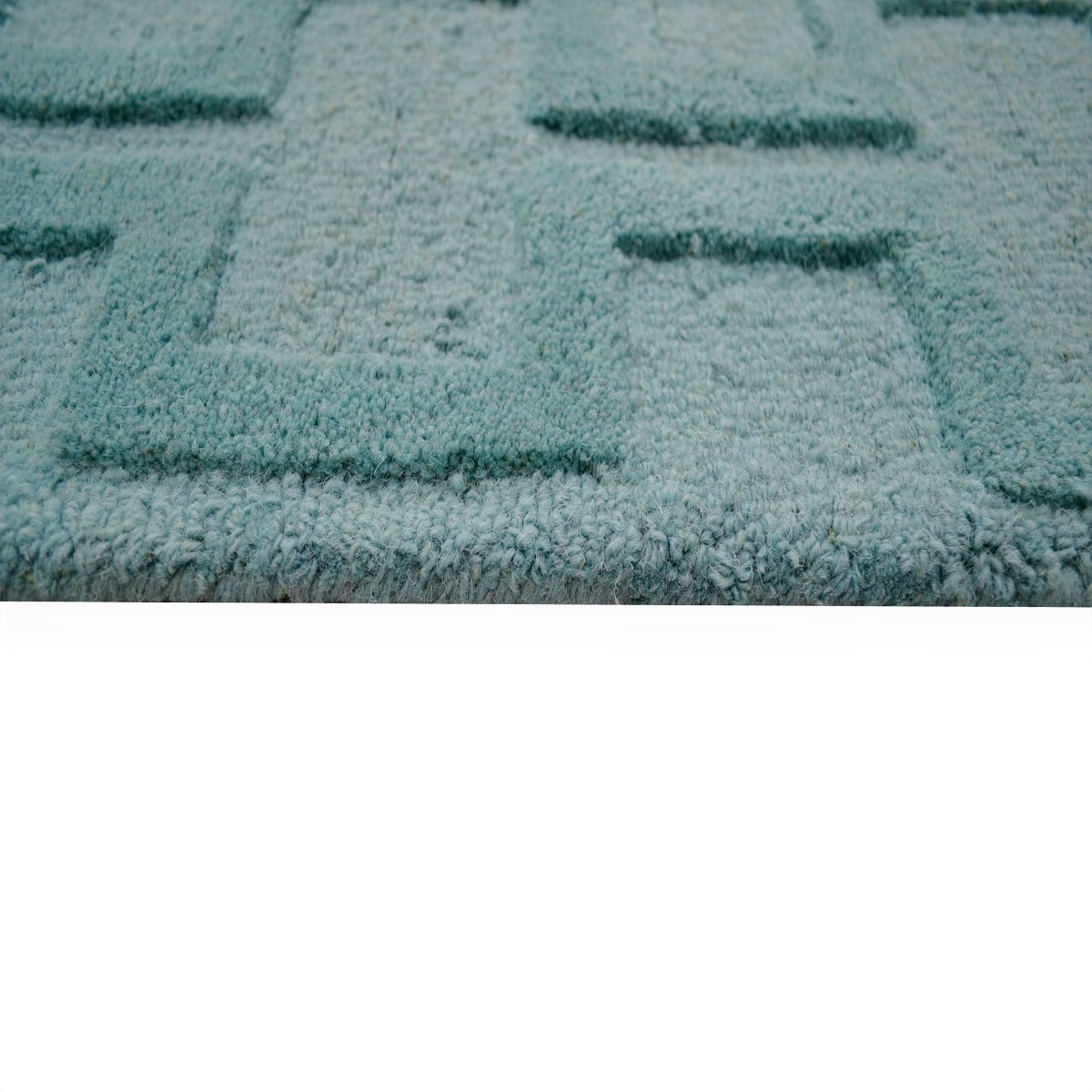 Handmade Contemporary Wool Rug-Balmoral 6391-Cashmere Blue-110x160cm