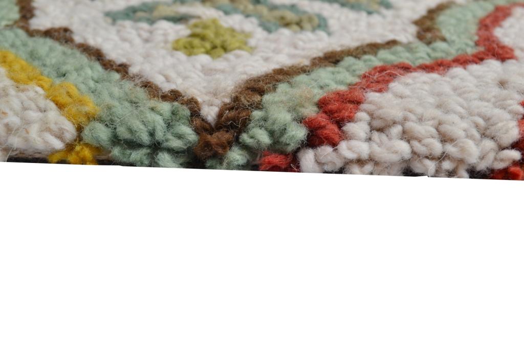Designer Handtufted Wool Rug - Botanical 6224 - Multi - 60x90cm