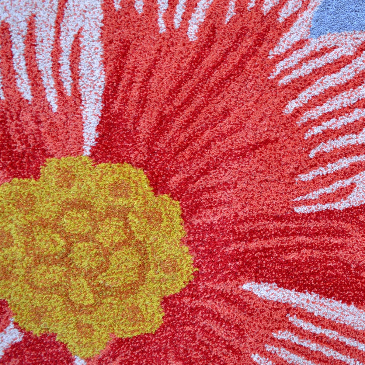 Handmade Botanical Wool Rug-6260-Multi-150x150cm