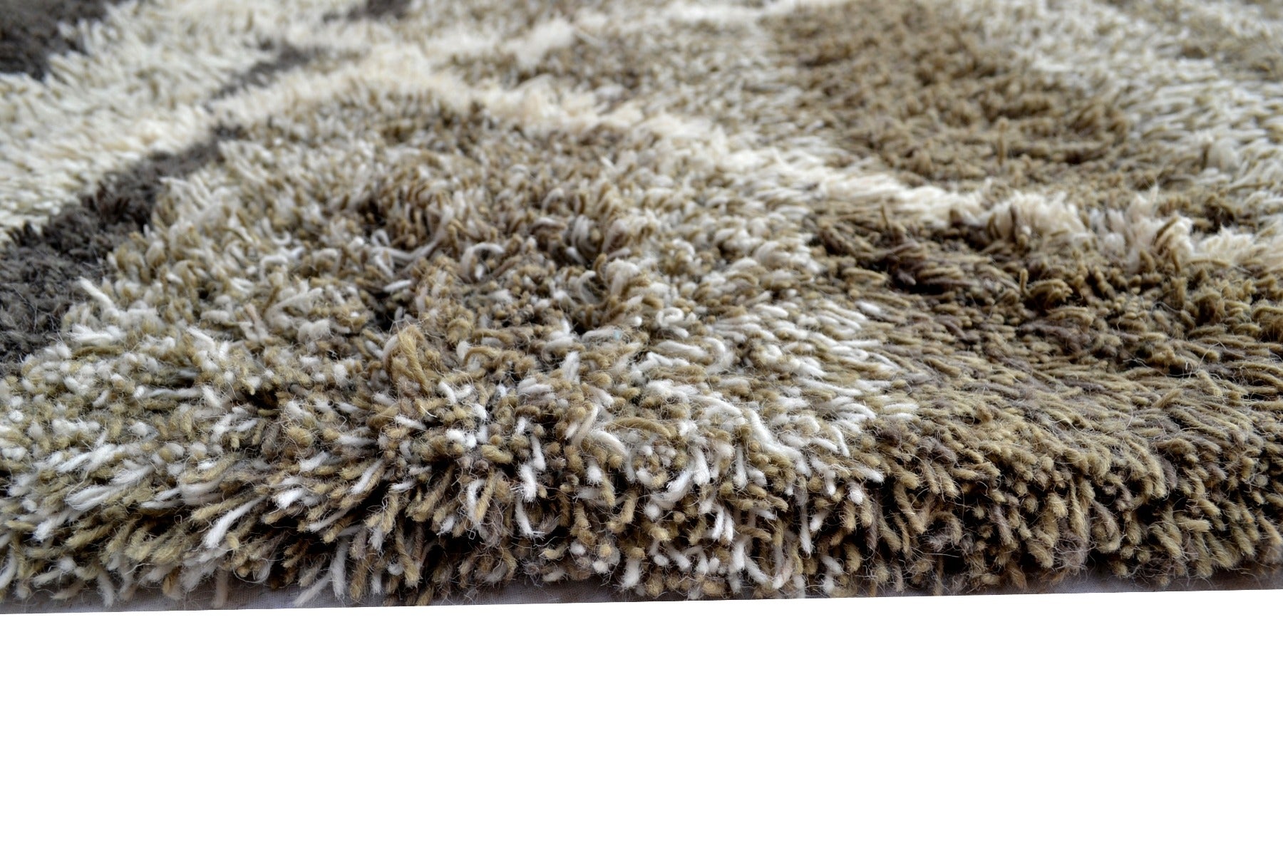 Luxurious Handmade Wool Rug - Comfy 6228 - Brown - 120X180cm