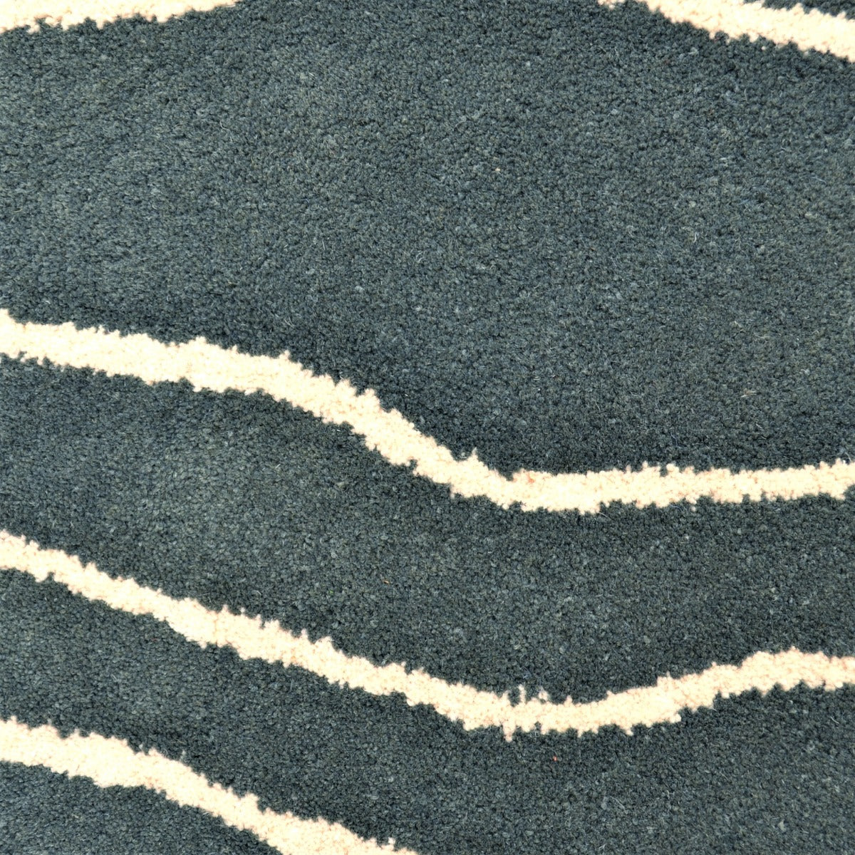 Handmade Woollen Round Rugs-Decotex 6373-Army Green-100x100cm