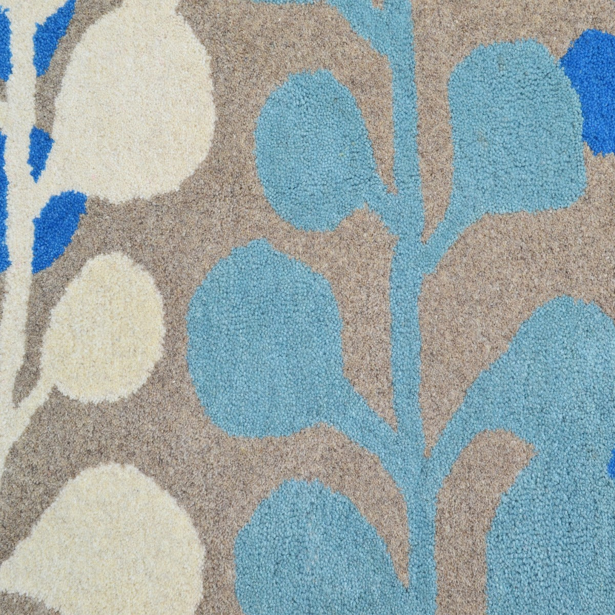 Handmade Modern Circular Rugs-Decotex 6377-Blue Multi-100x100cm