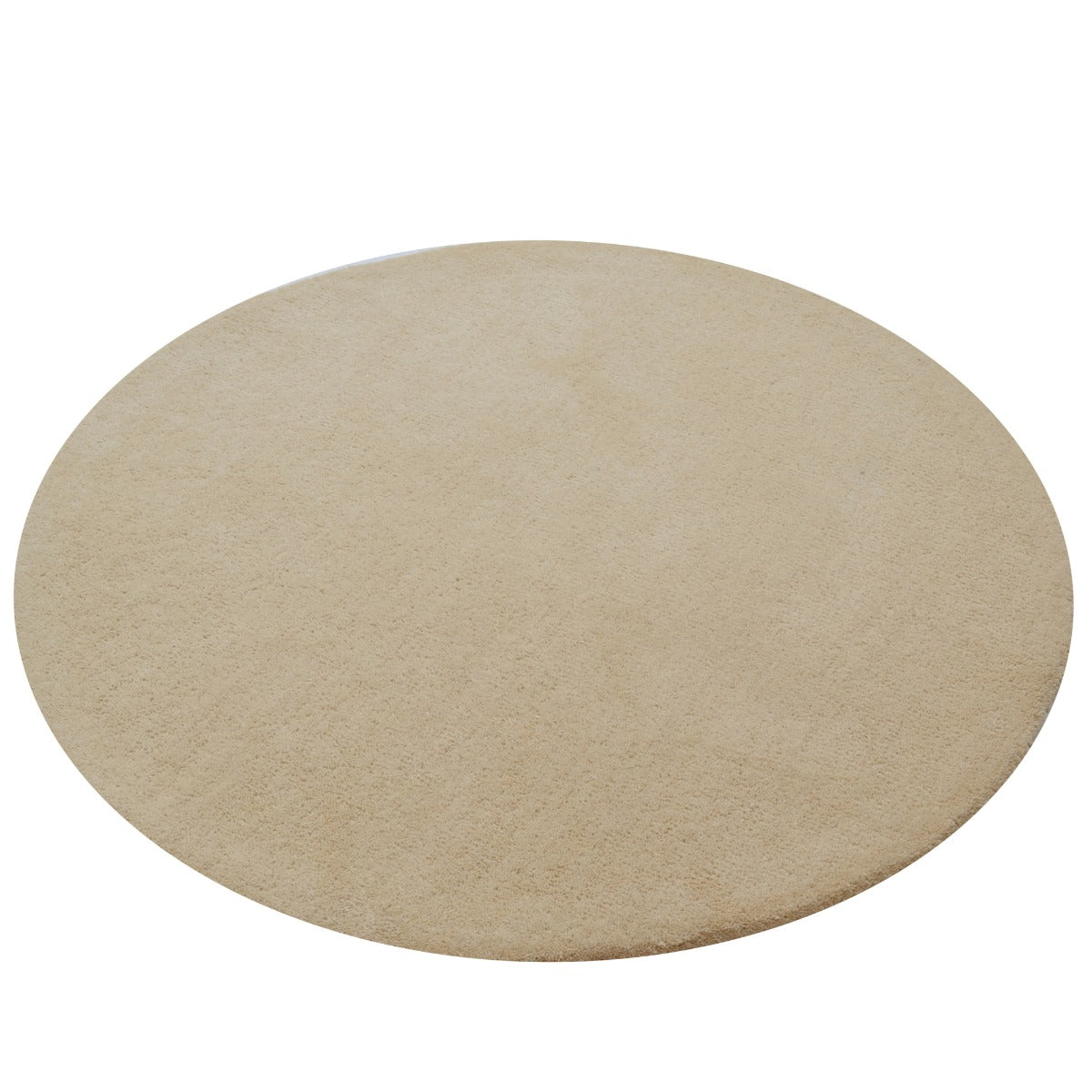 Handmade Modern Circular Rugs-Decotex 6378-Beige-90x90cm