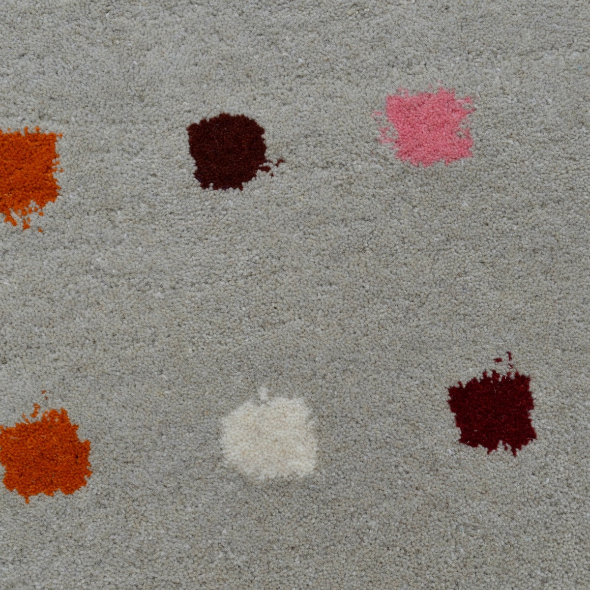 Handmade Modern Circular Rugs-Decotex 6379-Grey Multi-100x100cm