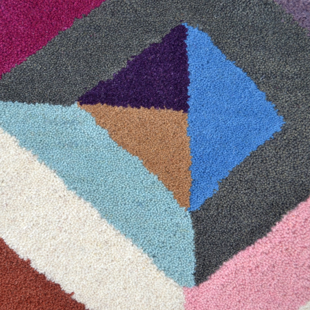 Handmade Modern Round Rug-Decotex 6394-Multi-100x100cm