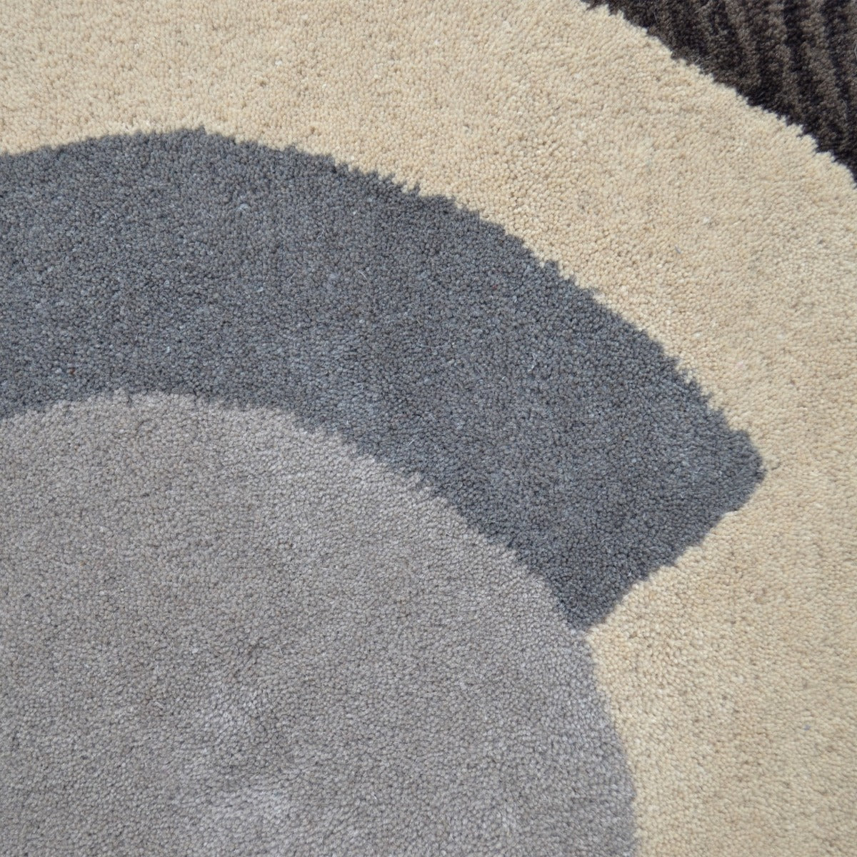 Handmade Modern Round Rug-Decotex 6398-Multi-100x100cm