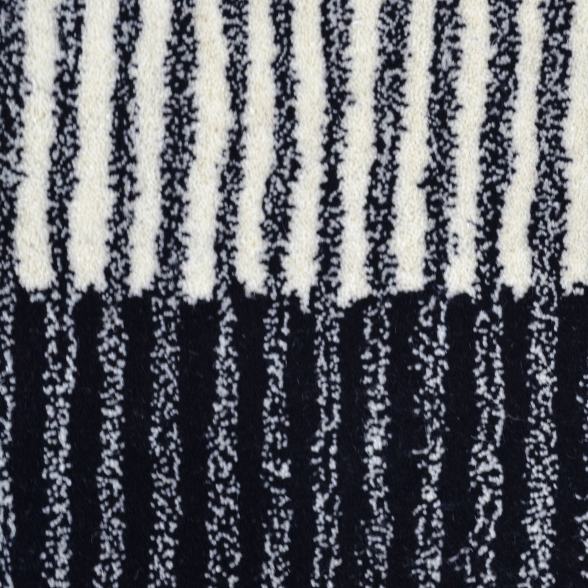 Handmade Woolen Rug-Eclipse 6303-Ivory Black-110x160cm
