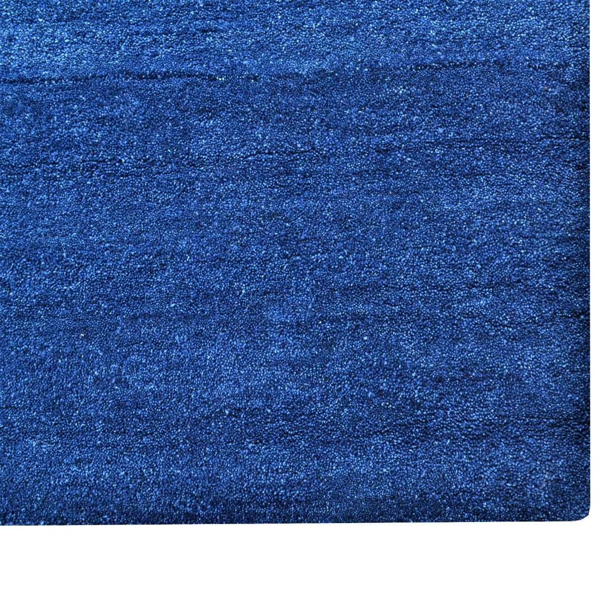 Handmade Gabbeh Wool Rug-128-Indigo Blue-110x160cm