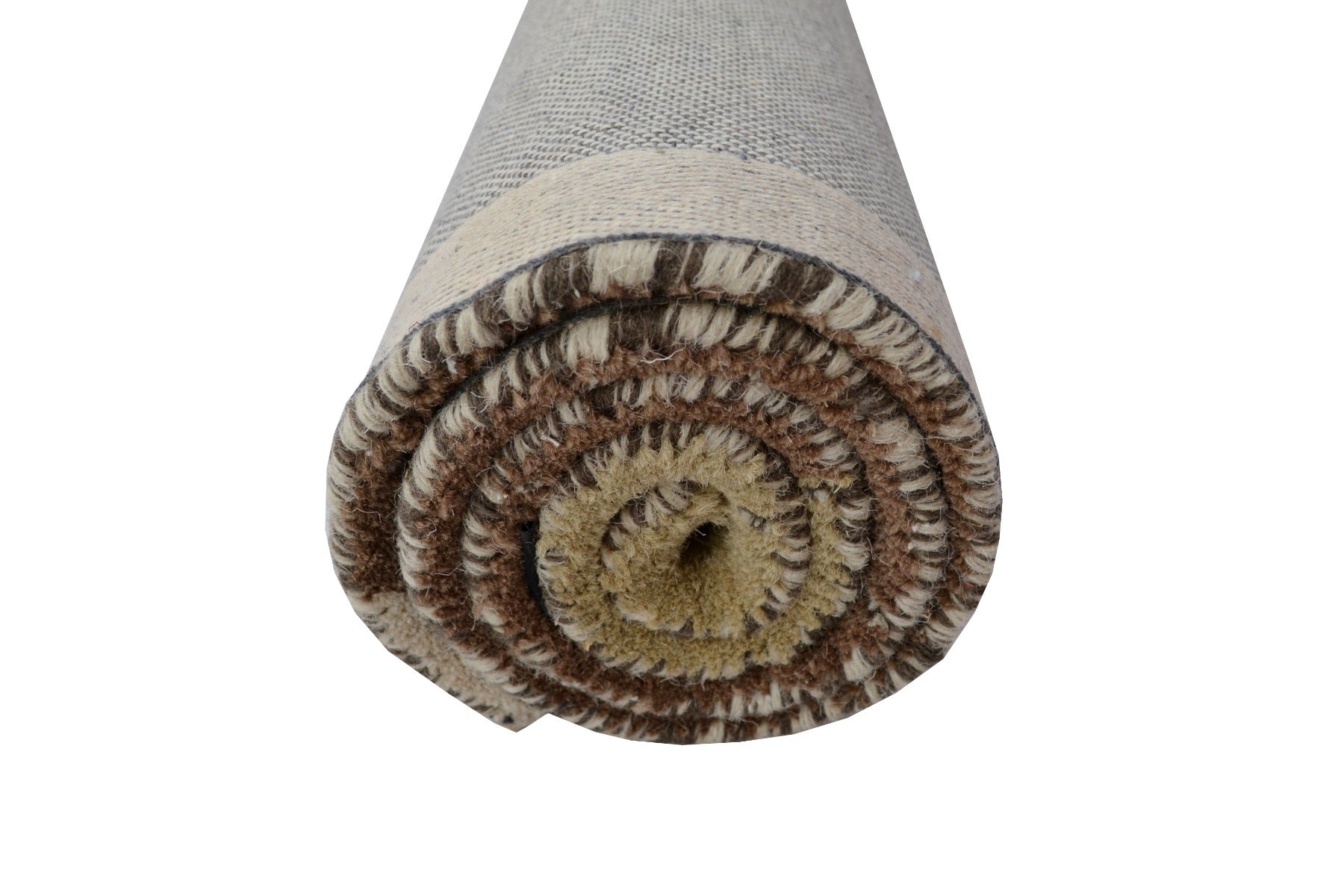 Modern Handmade Wool Rug - Glasgow 6245 - Natural - 80X150cm