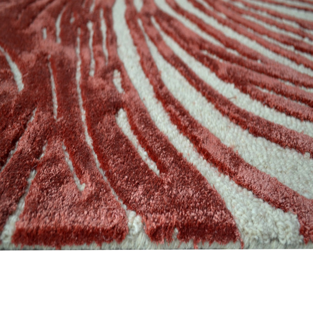Modern Designer Rug-Gold Coast 6380-Cream Rust-110x160cm