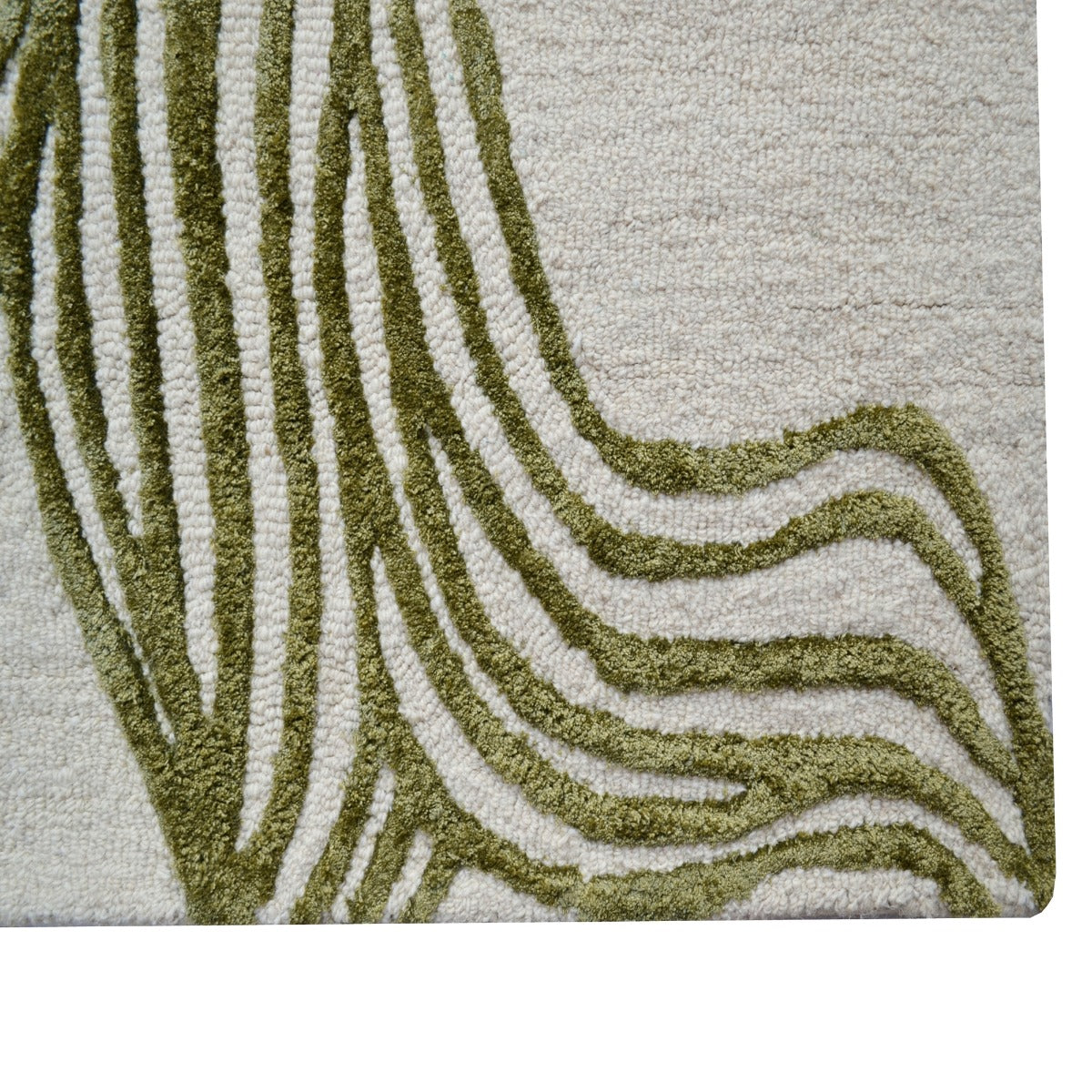 Modern Designer Rug-Gold Coast 6380-Cream Sea Green-110x160cm