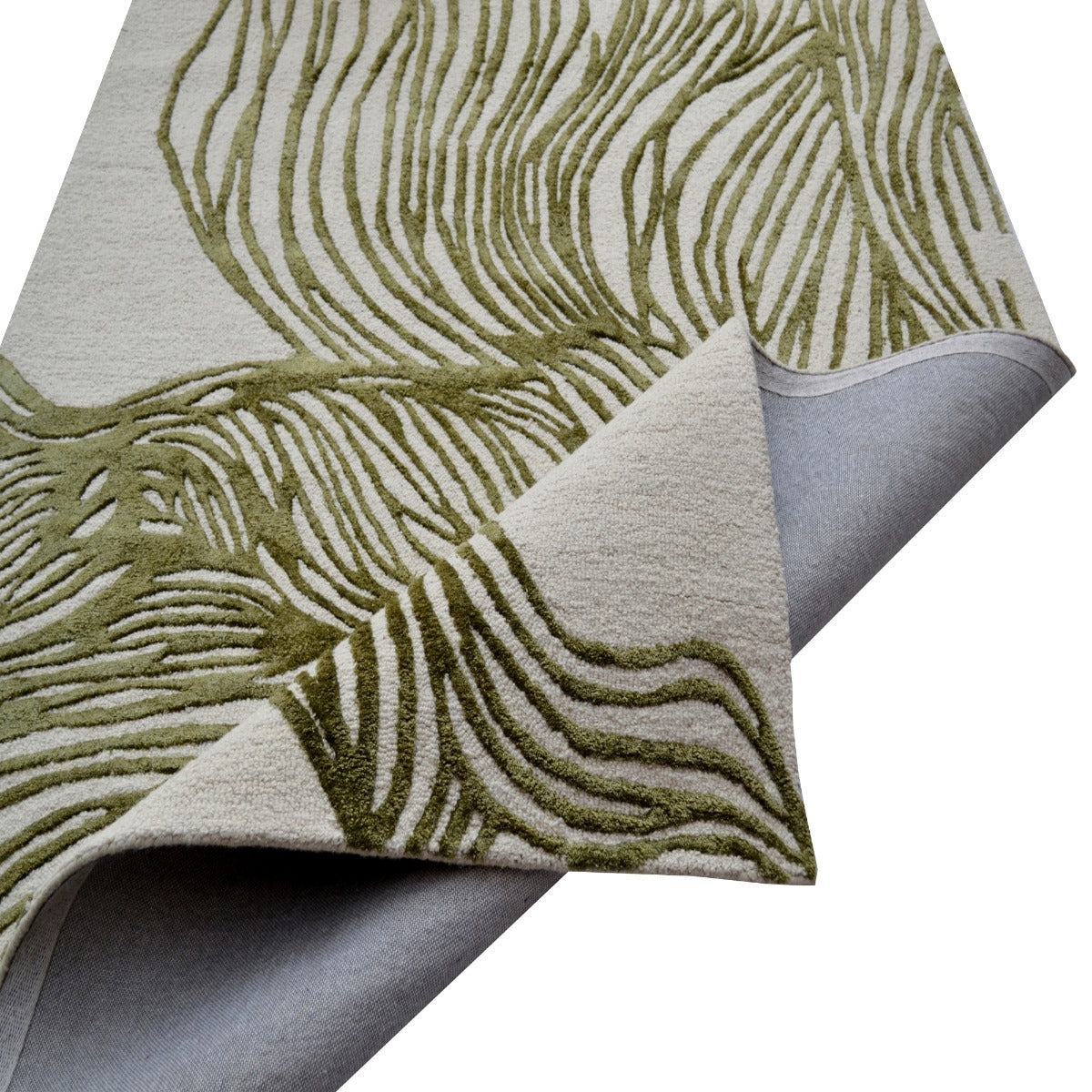 Modern Designer Rug-Gold Coast 6380-Cream Sea Green-110x160cm