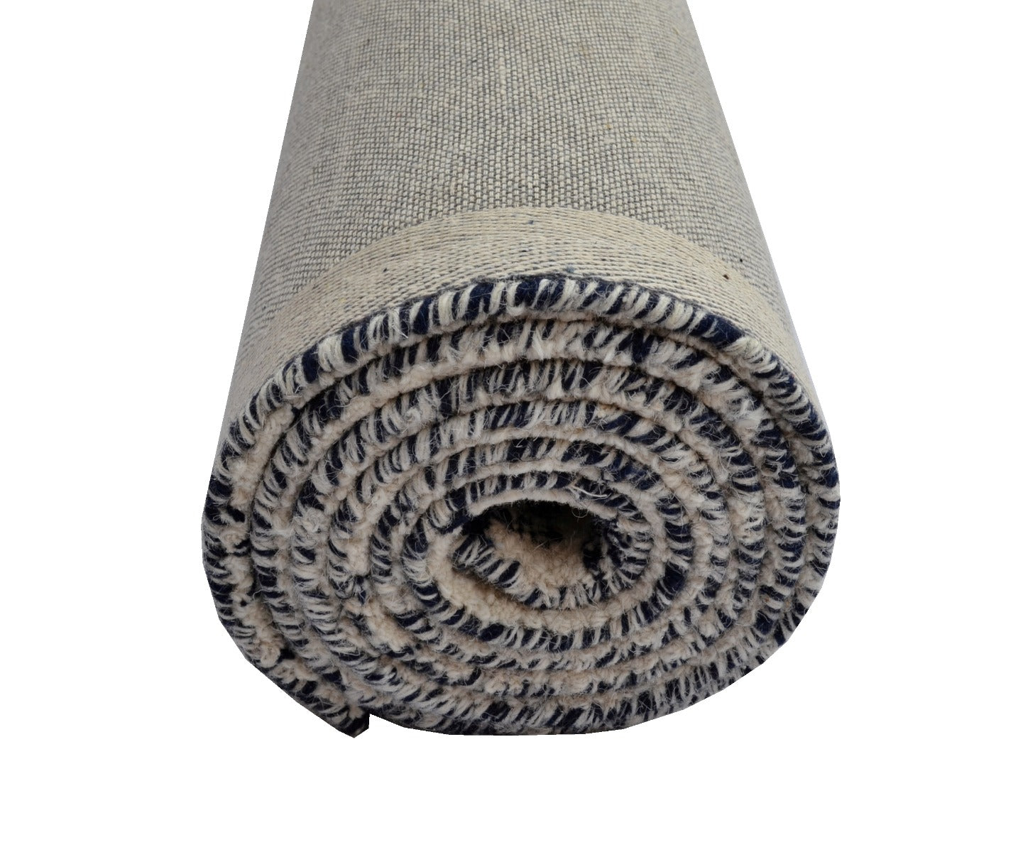 Imperial Handmade Wool Rug - 6210 - Navy/Cream - 110x160cm