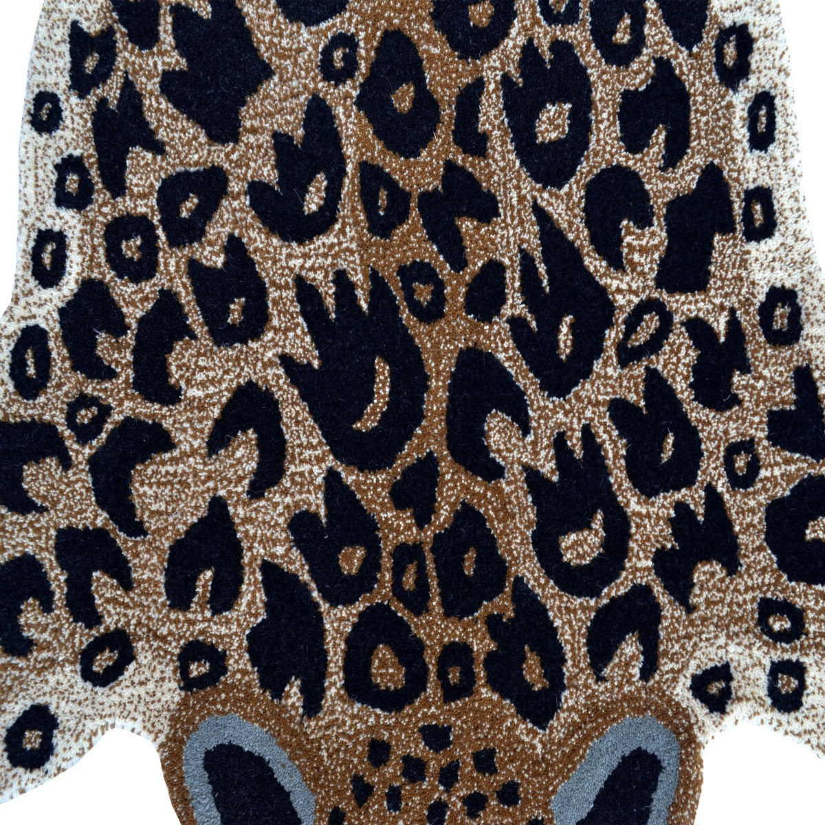 Kids Handmade Wool Rug - Leopard - Lt. Brown - 110x160