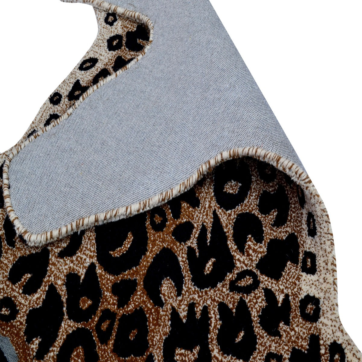 Kids Handmade Wool Rug - Leopard - Lt. Brown - 110x160