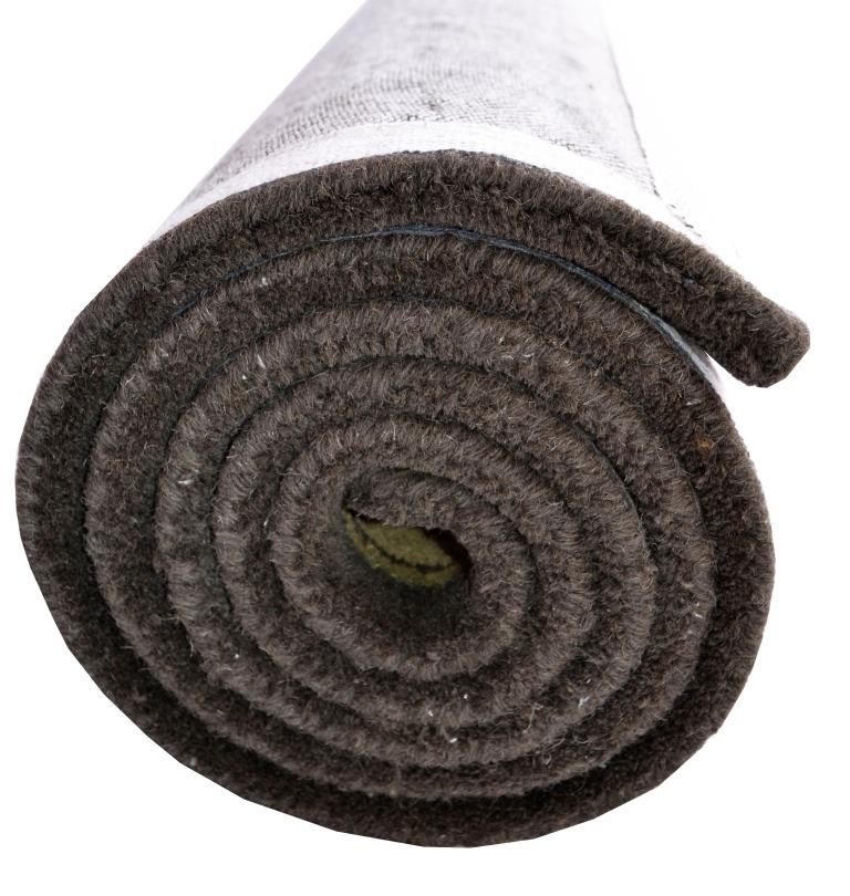 Handmade Floral Wool Rug - Kashan2- Grey/Cream - 110x160cm