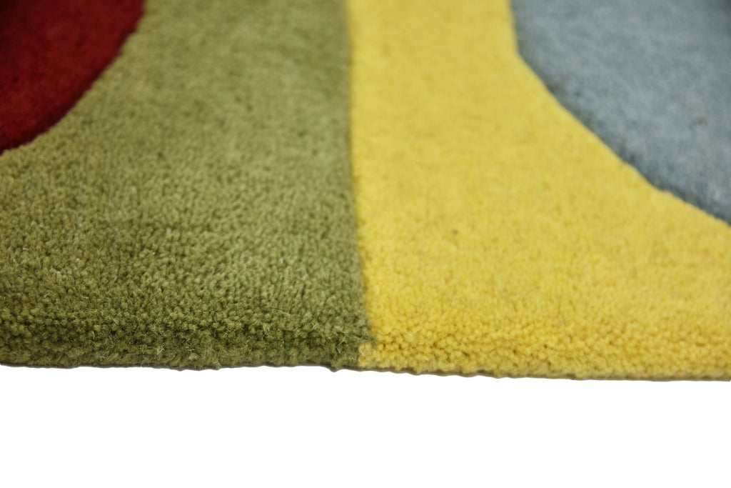 Handmade Kids Wool Rug - K109 - Multi - 80x150cm