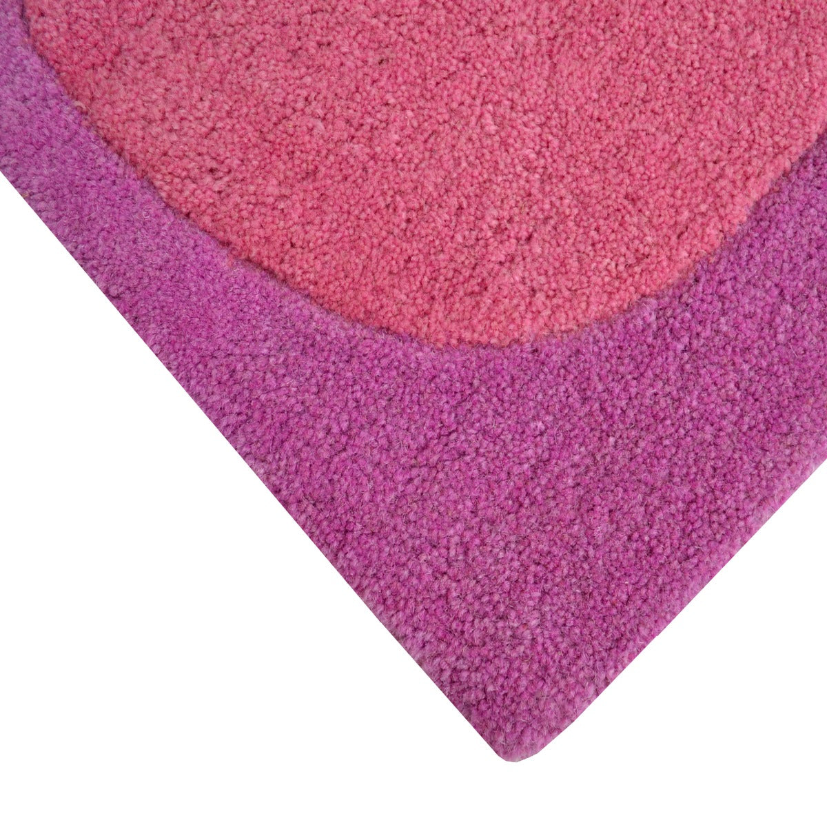 Dotty Handmade Kids Rug-K109-Pink-80x150cm