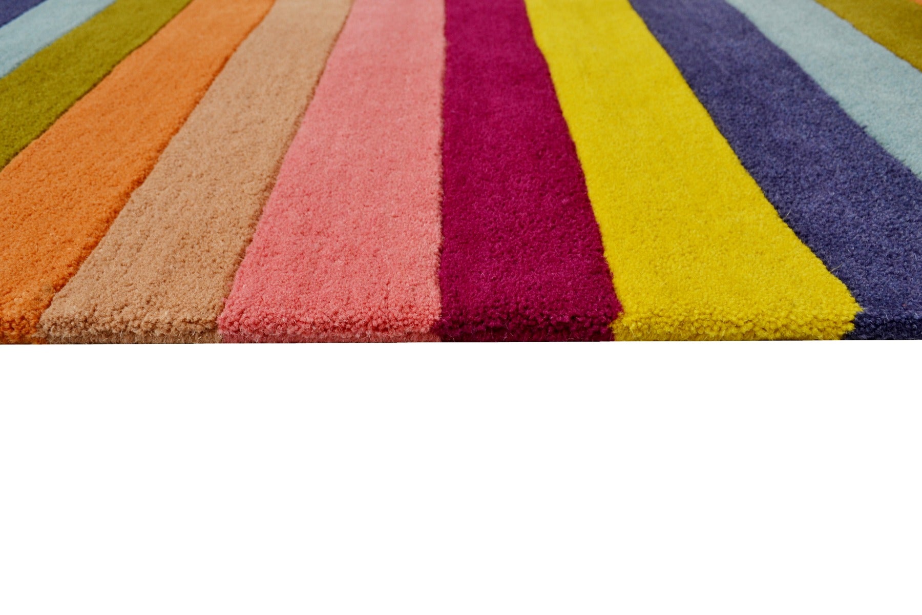 Handmade Kids Wool Rug-K6293-Multi-80x150cm