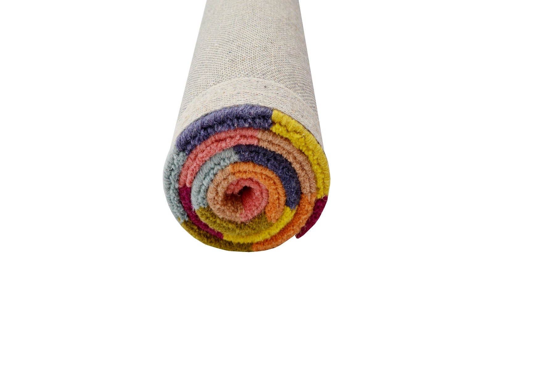 Handmade Kids Wool Rug-K6293-Multi-80x150cm