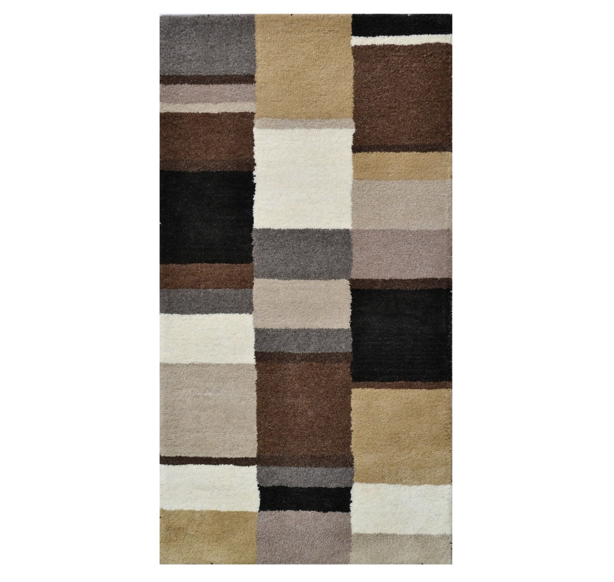 Modern Handmade Wool Rug - Kennedy 6246 - Multi - 80X150cm
