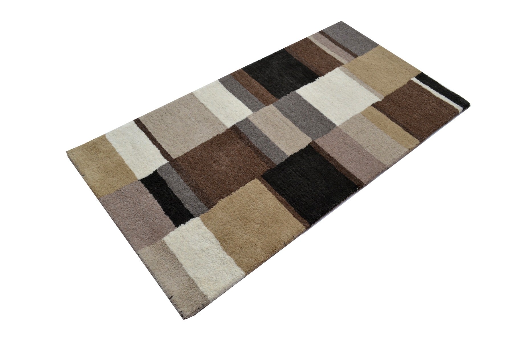 Modern Handmade Wool Rug - Kennedy 6246 - Multi - 80X150cm
