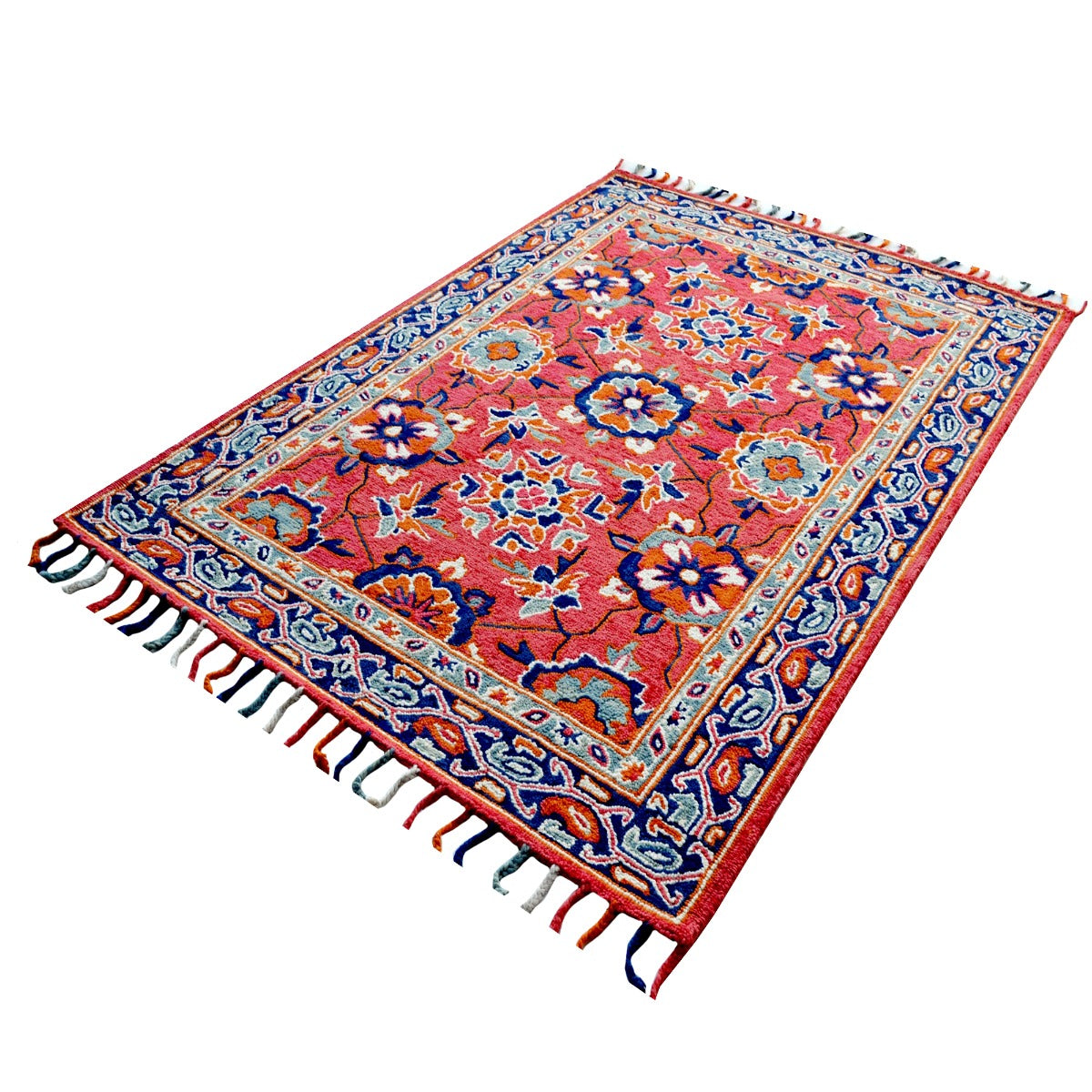 Handmade Lyon Wool Rug-6307-Light Pink-110x160cm