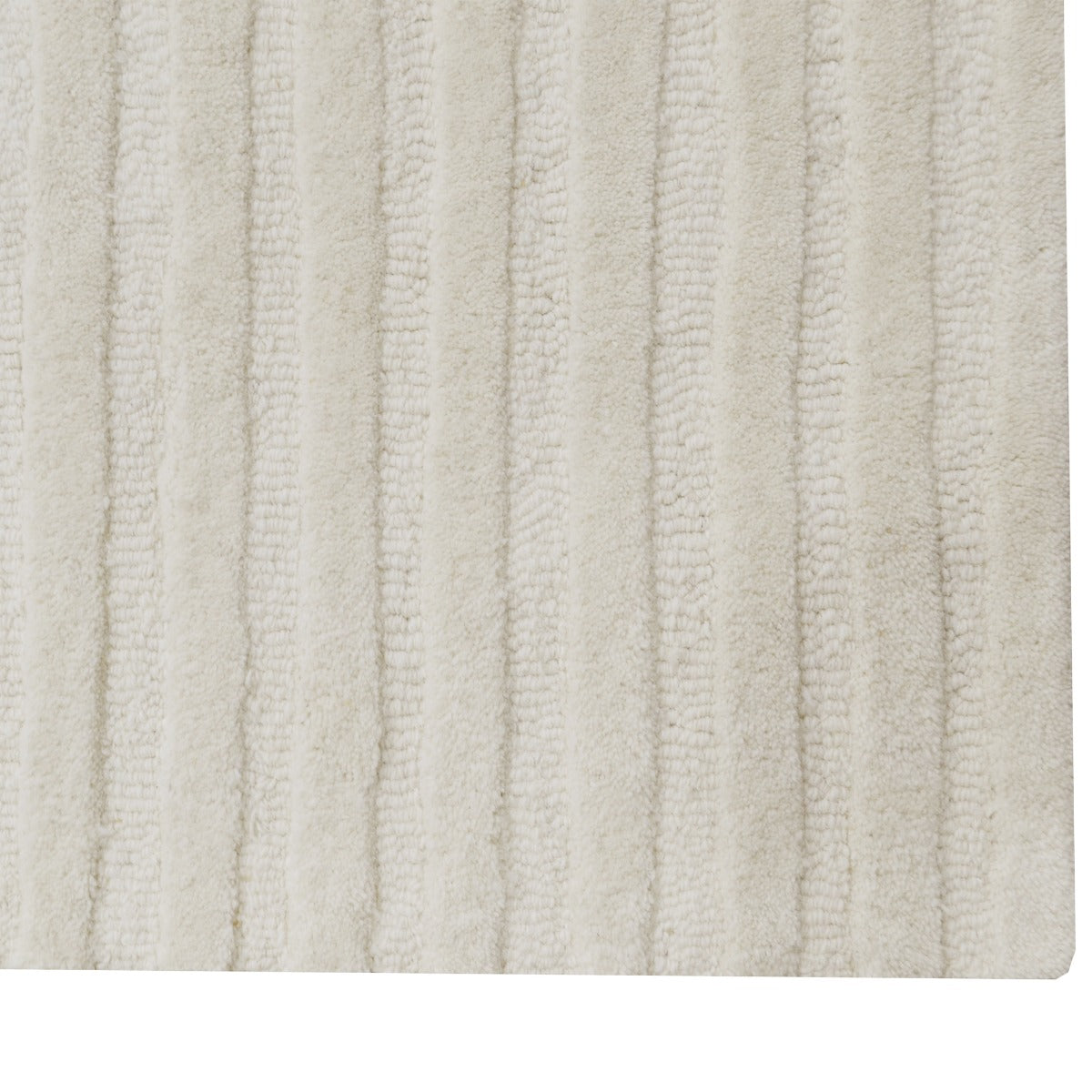 Contemporary Handwoven Wool Rug-Mavis 6363-Ivory-110x160cm