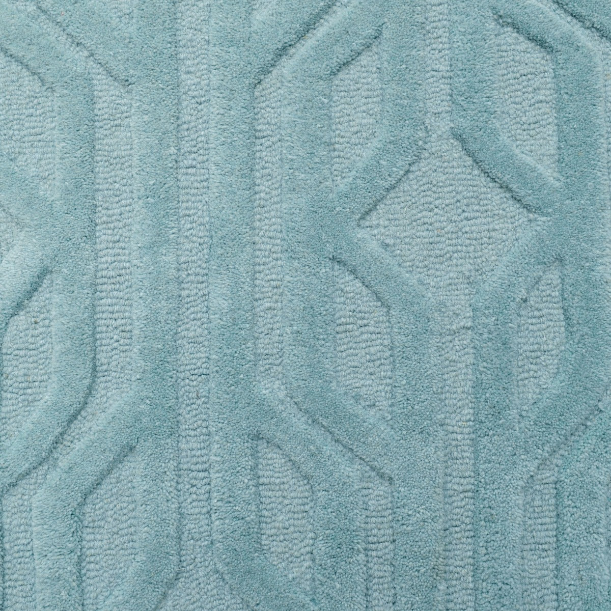 Contemporary Handwoven Wool Rug-Mavis 6371-Cashmere Blue-110x160cm