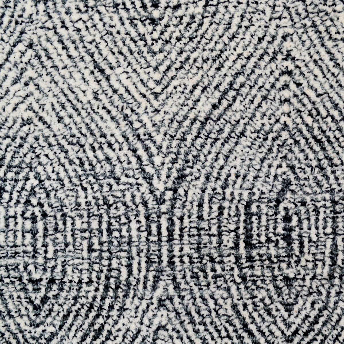Designer Handmade Wool Rug-Maya6262-Charcoal-110x160cm