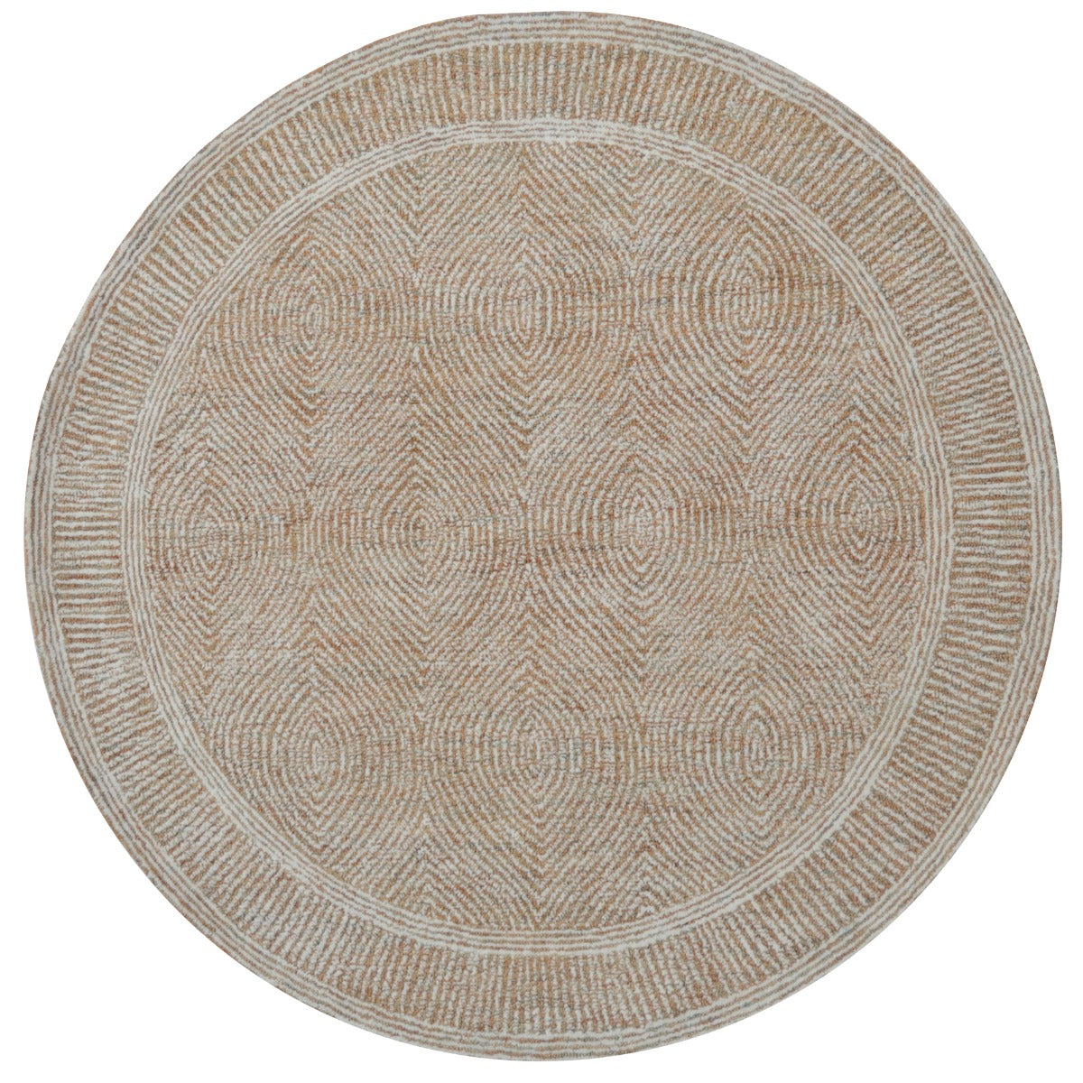 Handmade Designer Wool Rug-Maya 6263-Rust-110x160cm