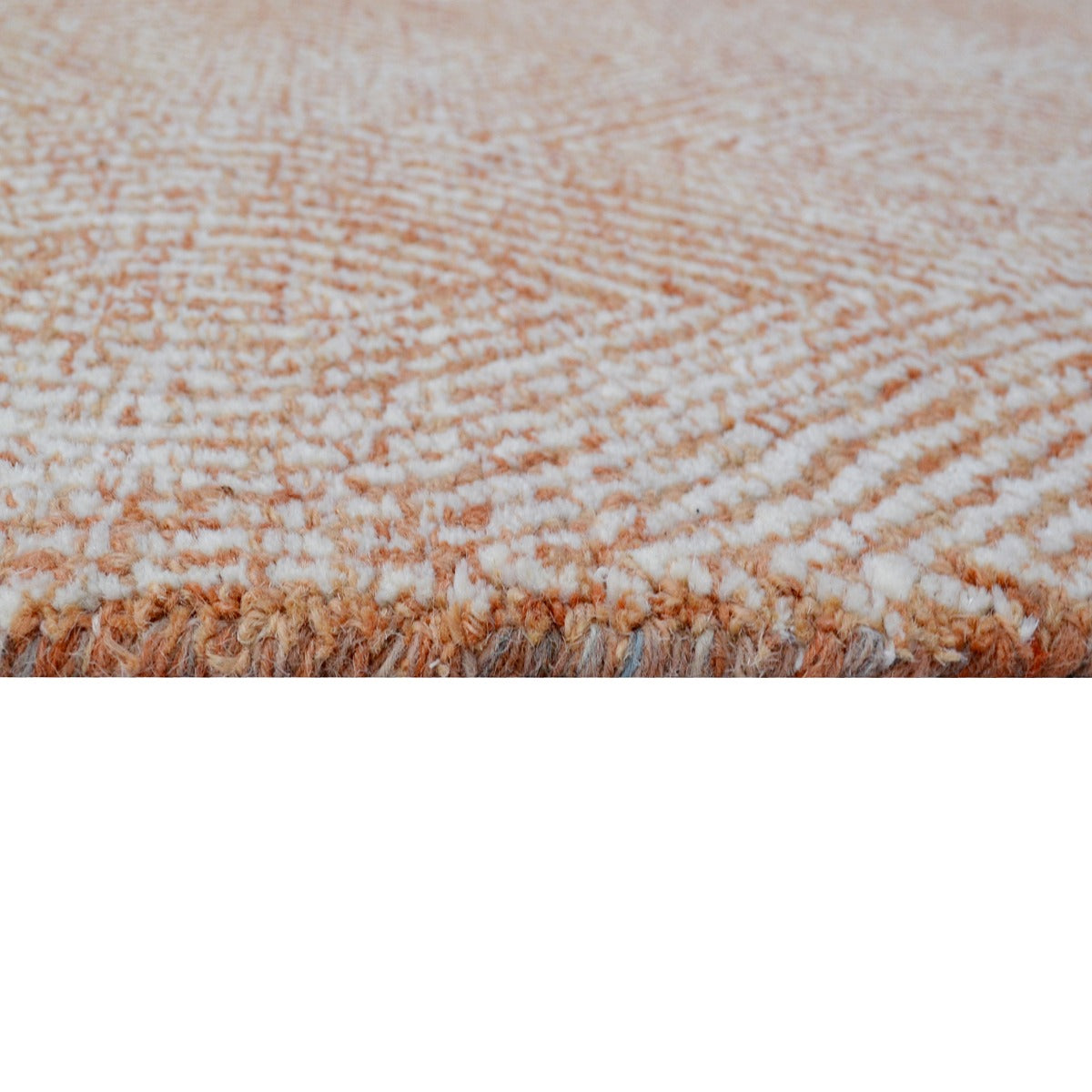 Handmade Designer Wool Rug-Maya 6263-Rust-110x160cm