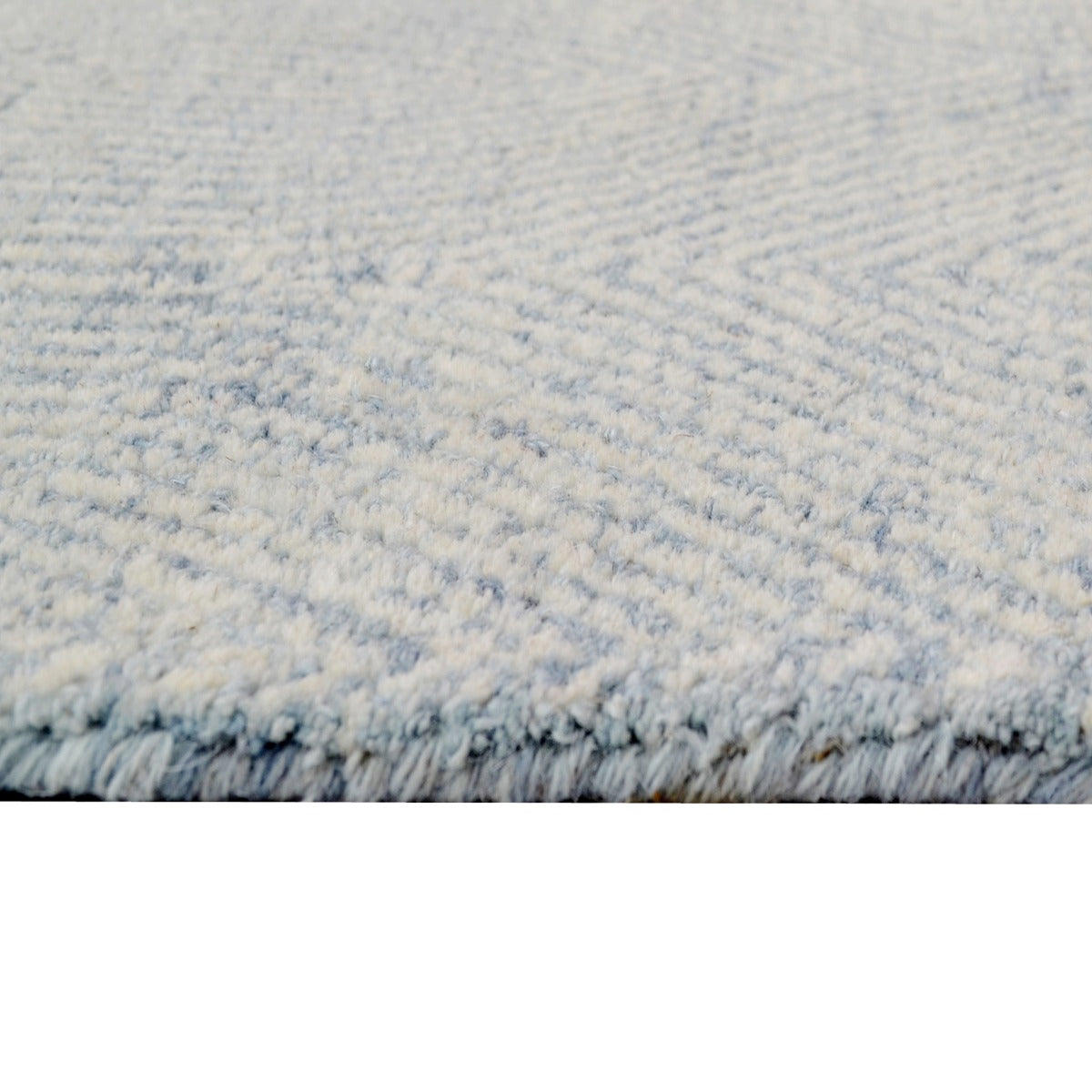 Designer Handmade Wool Rug-Maya6267-Blue-110x160cm