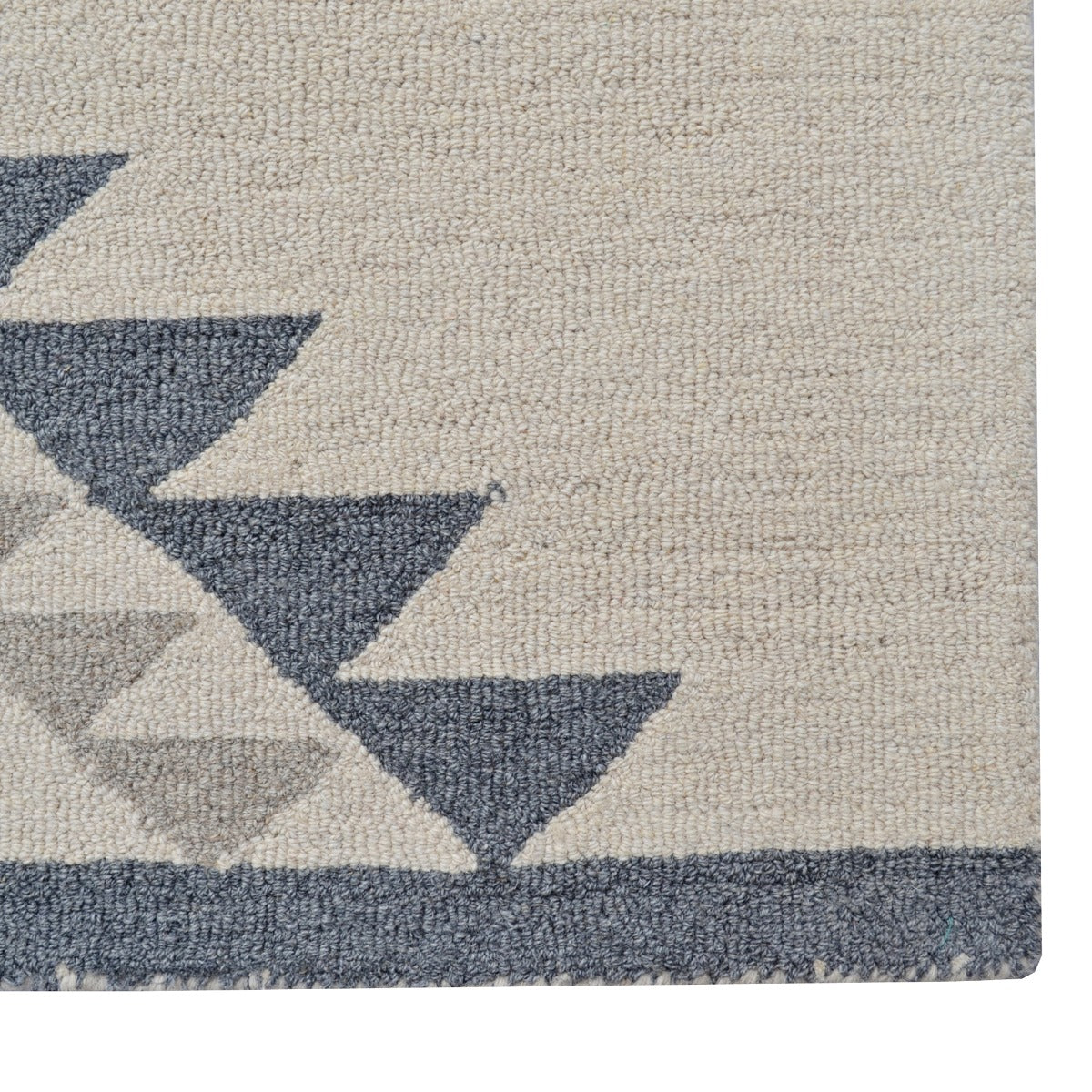 Modern Handmade Wool Rug-Moroccan 6400-Natural-110x160cm