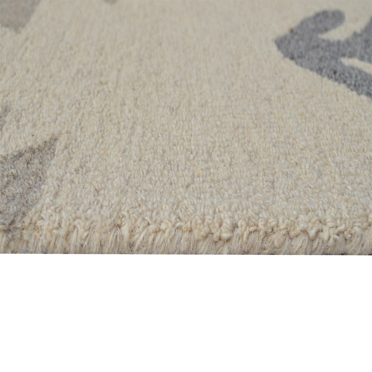 Modern Handmade Wool Rug-Moroccan 6400-Natural-110x160cm