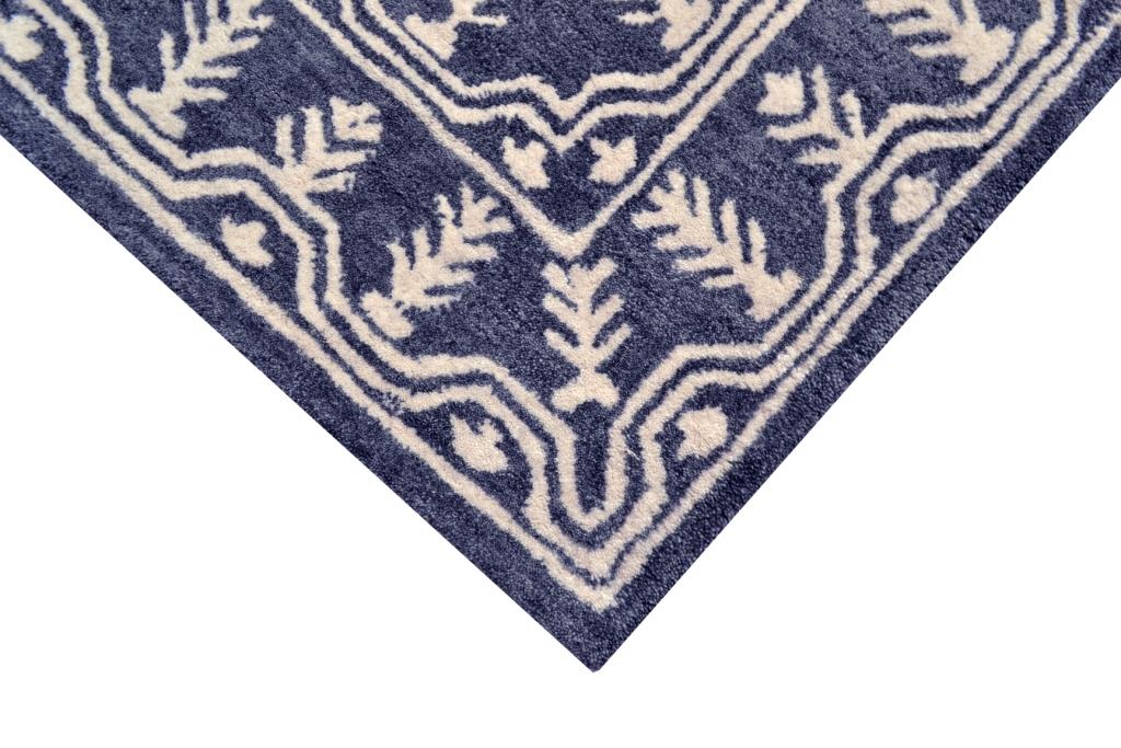 Mosaic Handmade Wool Rug - 6212 - Charcoal - 110x160cm