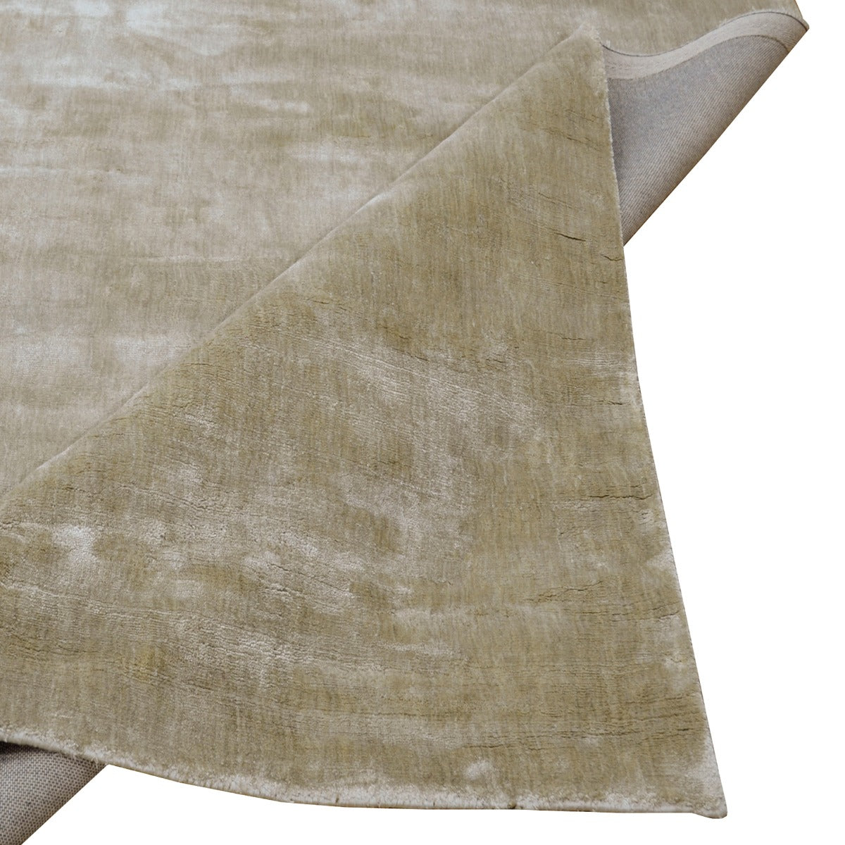 Modern Handmade Viscose Rug-Nova 6333-Beige-110x160cm