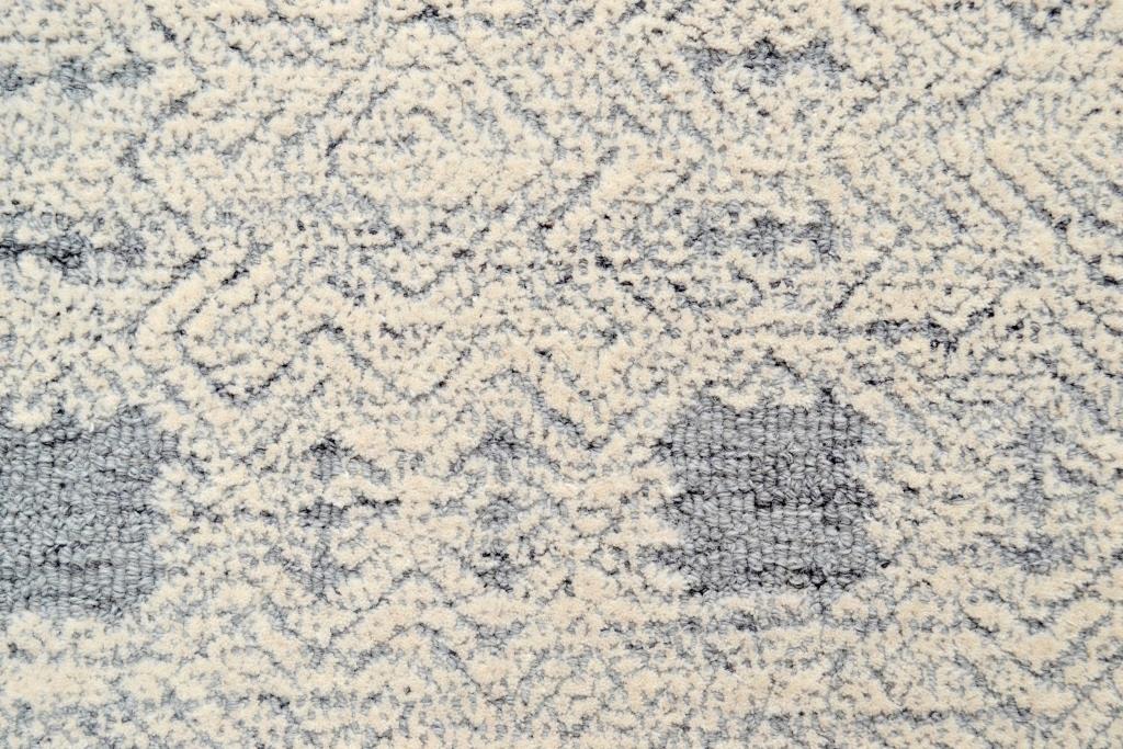 Designer Handmade Wool Rug - Newcastle 6200 - Grey - 110x160cm