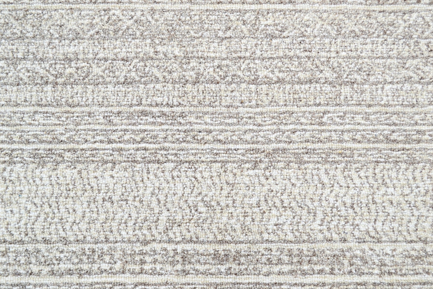 Handwoven Wool Rug - Castle 6201 - Natural - 110x160cm
