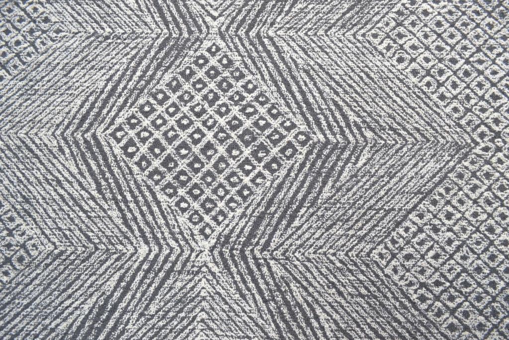 Newcastle - Modern Handmade Wool Rug - 6225 - Charcoal/Ivory - 110x160cm