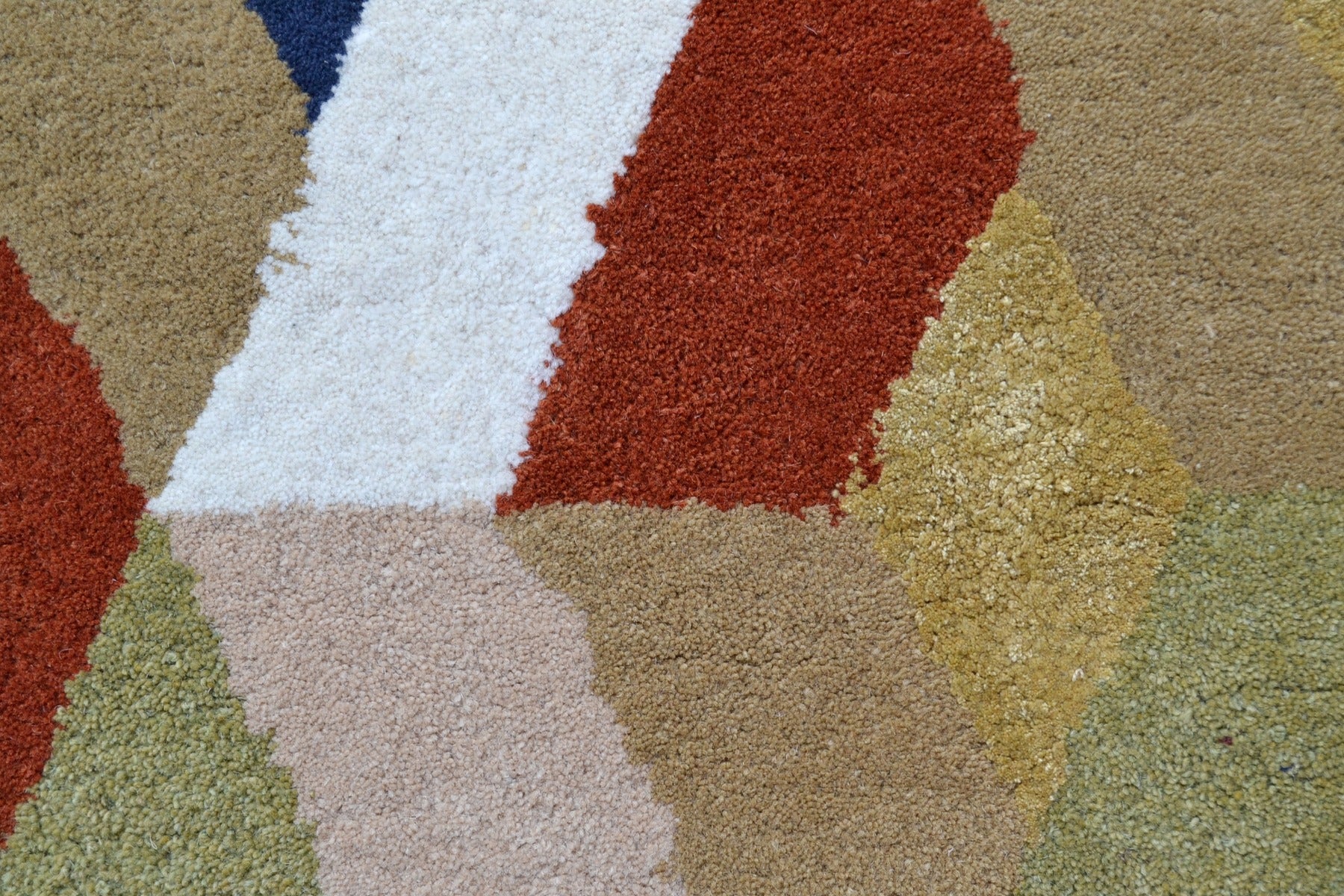 Modern Handmade Wool & Viscose Rug - Oakland 6250 - Multi - 80X150cm