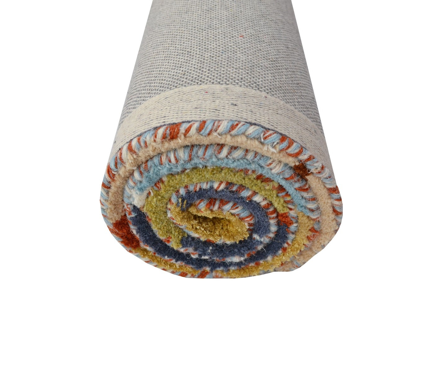 Modern Handmade Wool & Viscose Rug - Oakland 6250 - Multi - 80X150cm