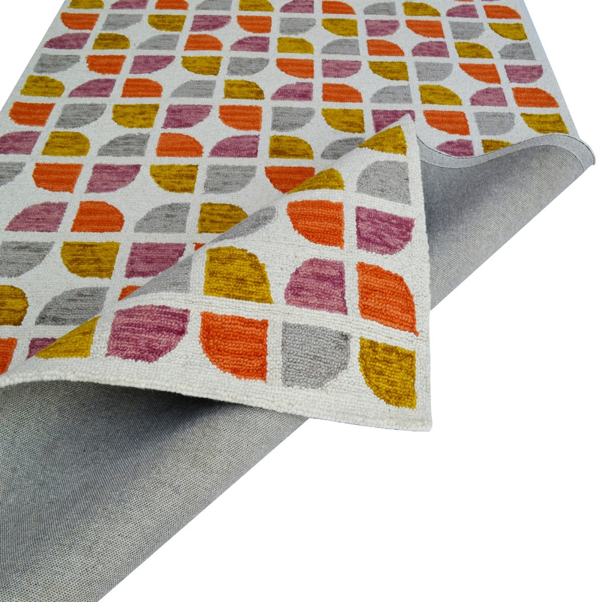 Handmade Designer Wool Rug-Oslo 6294-Multi-110x160cm