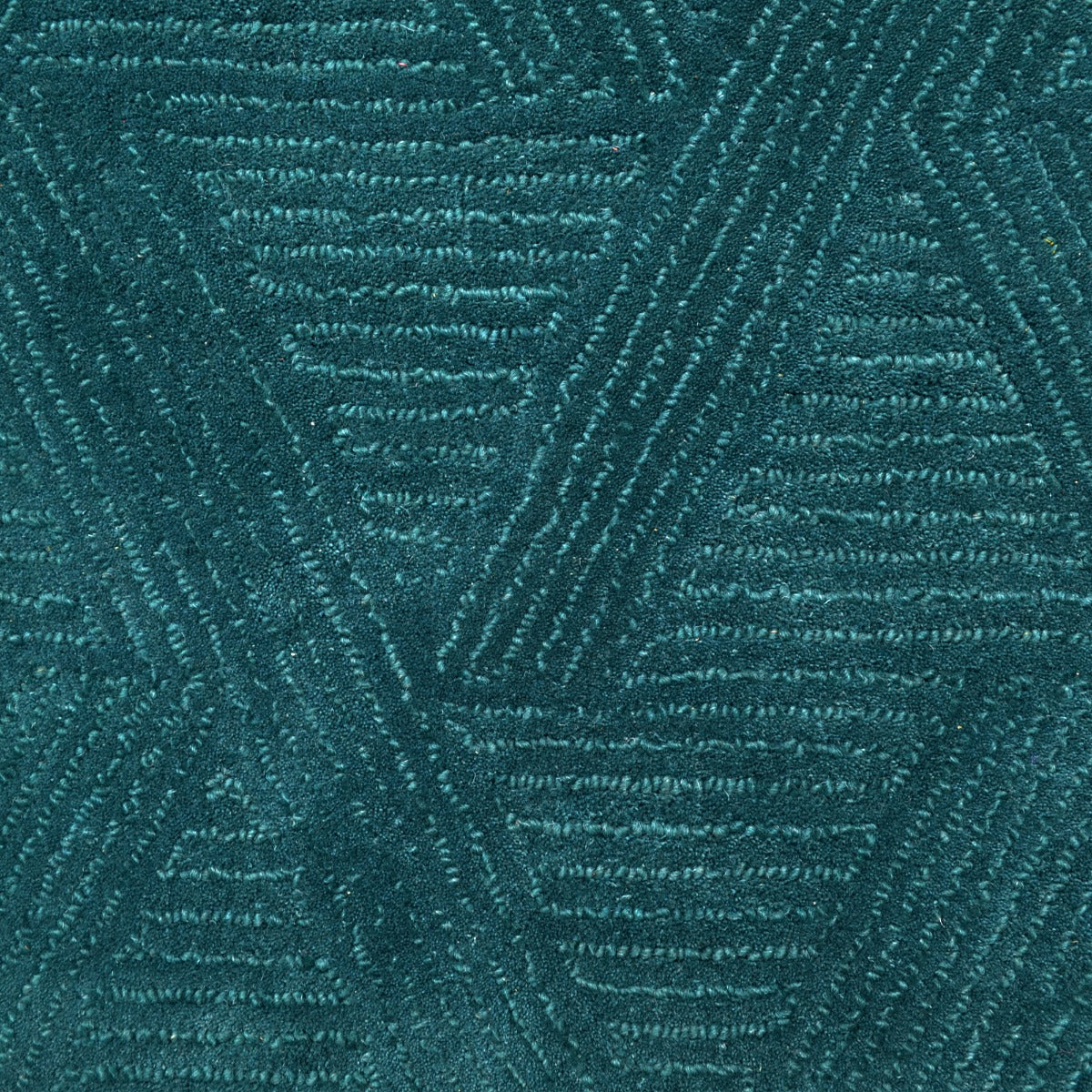 Contemporary Handmade Wool Rug-Paradise 6347-Turquoise-110x160cm